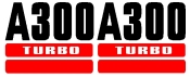 Bobcat A300 Decal Sticker