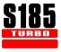 bobcat s185 red turbo sticker kit 